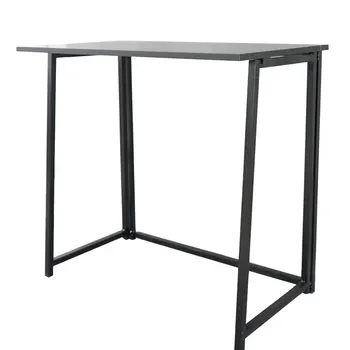 

【US Warehouse】Simple Collapsible Computer Desk Black（Computer Desk Table）