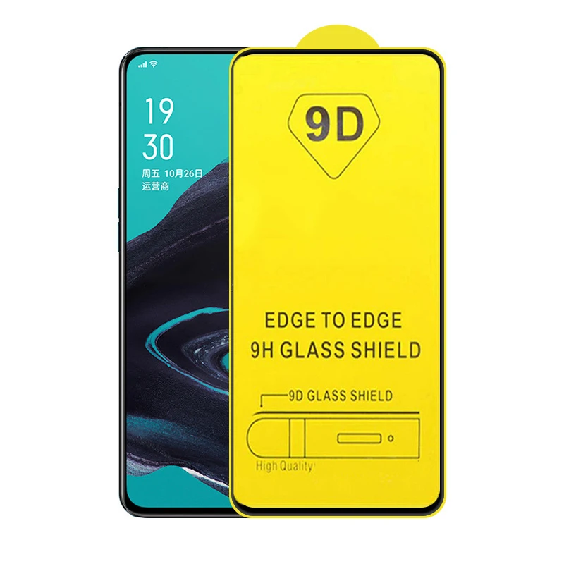9D закаленное стекло для OPPO Reno 2 Защитное стекло для OPPO Reno 2 3 2Z 2F ACE 10X Zoom Reno2 полное покрытие защитное стекло