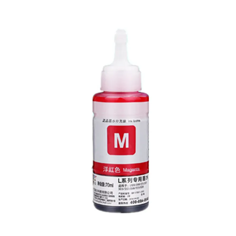 Dye Refill Ink kit for Epson L100 L110 L120 L132 L210 L222 L300 L312 L355 L350 L362 L366 L550 L555 L566 printer