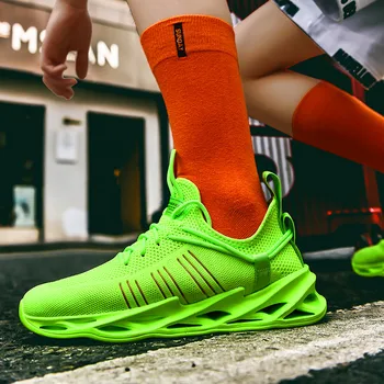 

2020 Mens Casual Shoes Fashion Male Sneakers Air Cushion Running ultralight running sports leisure flying woven breathable shoes