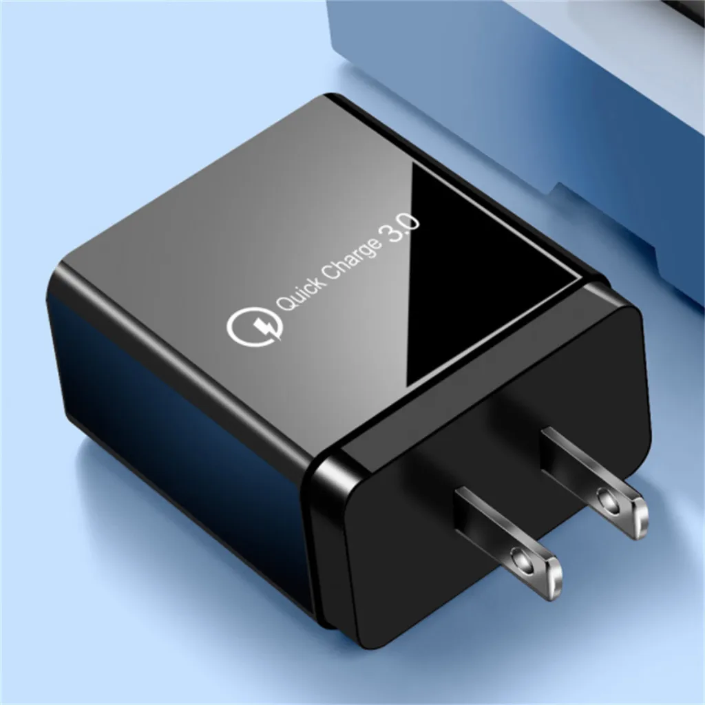 Зарядное устройство с 3 usb-портами Быстрая быстрая зарядка Qc 3,0 usb-хаб стены Зарядное устройство 2.1a Мощность адаптер Us/Eu Сетевое Зарядное устройство-адаптер для телефона