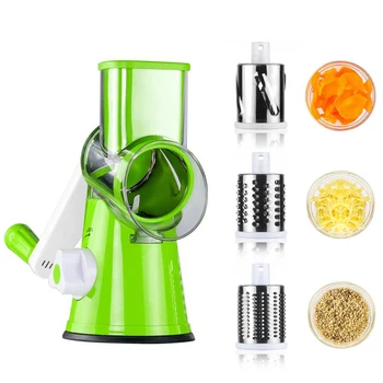 

Manual Vegetable Cutter Slicer Kitchen Accessories Multifunctional Round Mandoline Slicer Potato Cheese Kitchen Gadgets