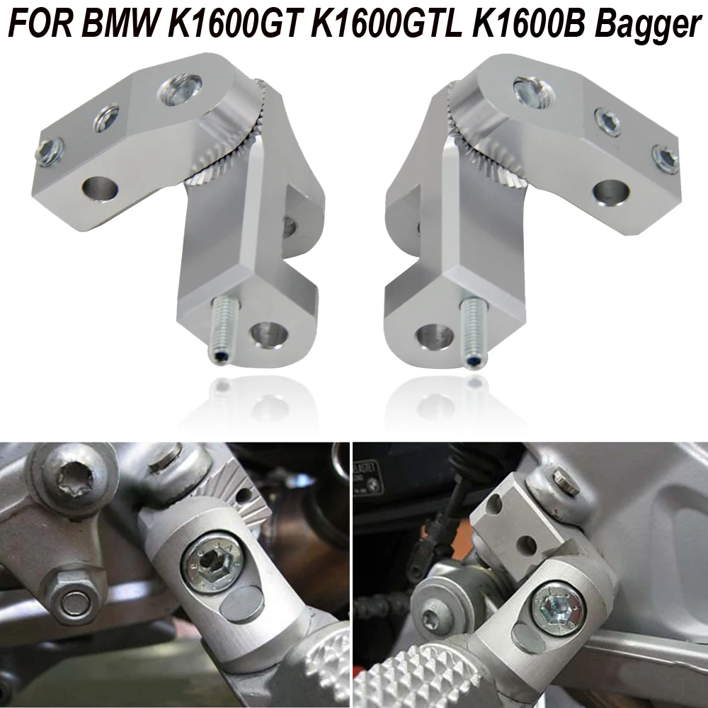 

NEW Motorcycle Foot peg Passenger Footpeg Lowering Kit FOR BMW K1600GT K1600GTL K1600B Bagger K 1600 GT GTL K1600 B