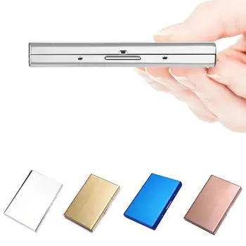 

1 PC Aluminum Metal Credit Card Holder Slim Anti-Scan Blocking Wallet Case Business Card Protection