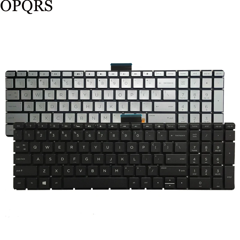 NEW For HP 17-AR 17-BS 17-AK 17-AE 17G-BR 17Q-BU 17Z-AK 17T-BS US black/silver Laptop keyboard | Компьютеры и офис