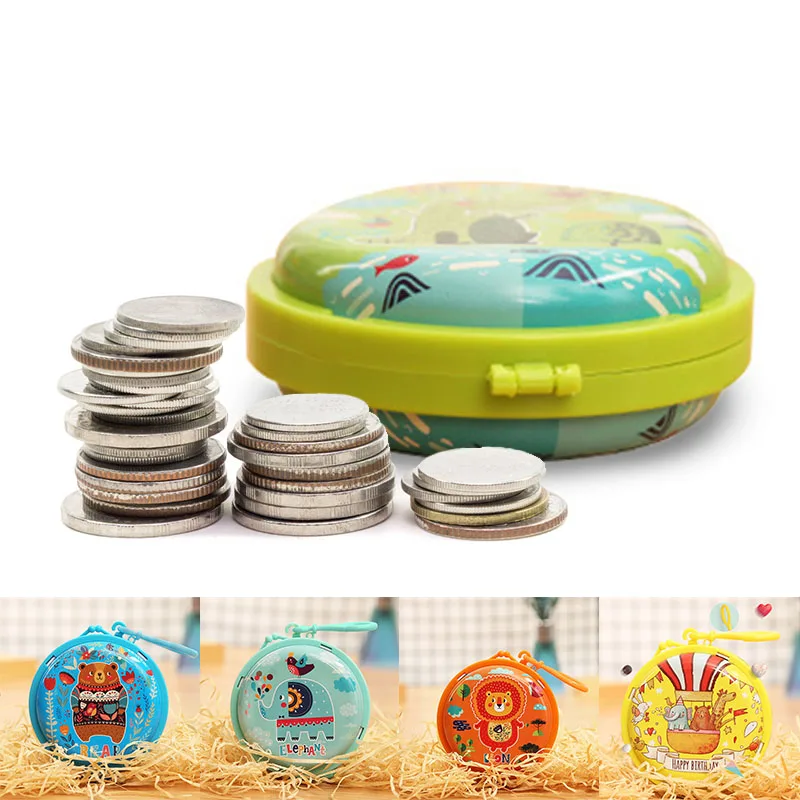 Portable Cartoon Zip Lock Bag Headphone Case Earphone Box Earbud Storage Mini Cable Organizer Christmas Gift | Дом и сад