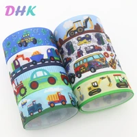 DHK 7/8” 5yards car machine Printed Grosgrain Ribbon Accessory Hairbow Headwear Decoration DIY Wholesale OEM C1813