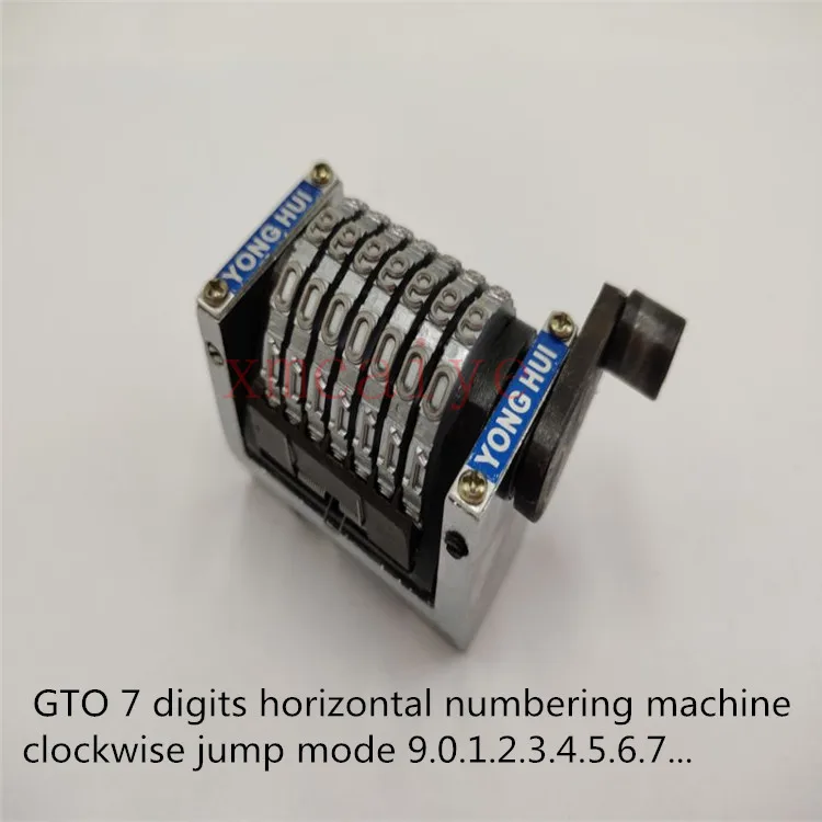 2 шт GTO 7 цифр горизонтальная нумерация машина по часовой стрелке Перейти режим 9.0.1.2.3.4.5.6.7