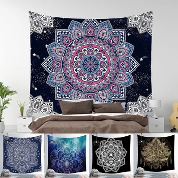 

Mandala Background Tapestry Customization Digital Printing Square Wall Cloth Home Background Cloth