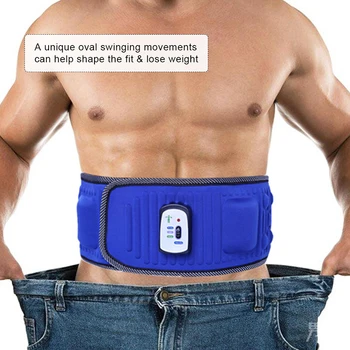 

Electric Abdominal Stimulator Body Vibrating Slimming Belt Belly Muscle Waist Trainer Massager X5 Times Weight Loss Fat Burning