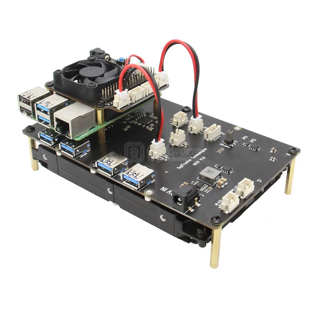 Для Raspberry Pi 4 Модель B, X835 3,5 дюймов SATA HDD Плата расширения для Raspberry Pi 4 B(4 Модель B) только