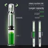 High quality 3008 Piston Transparent  Fountain Pen Set EF/F Silver/GoldenTrim Ink Gift Pen for Office Business School 3