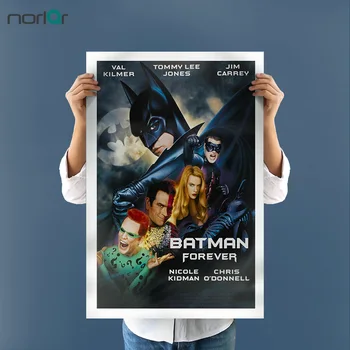 

Unframed Spray Painting Printed Movie Picture Cool Batman Canvas Wall Decor for Living Room Canvas Art print poster