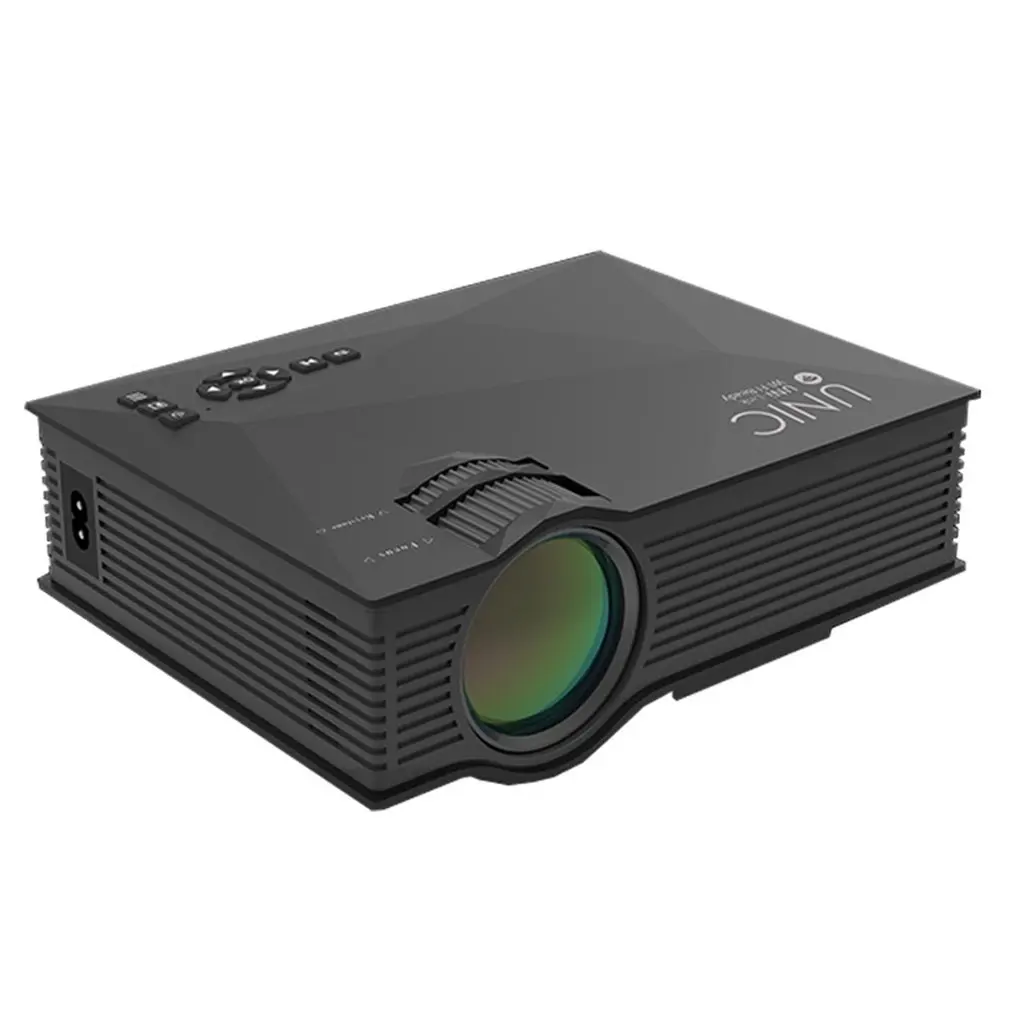 Uc18 Hd Домашний Мини Микро проектор домашний кинотеатр компьютер светодиодный портативный проектор с технологией подавления шума