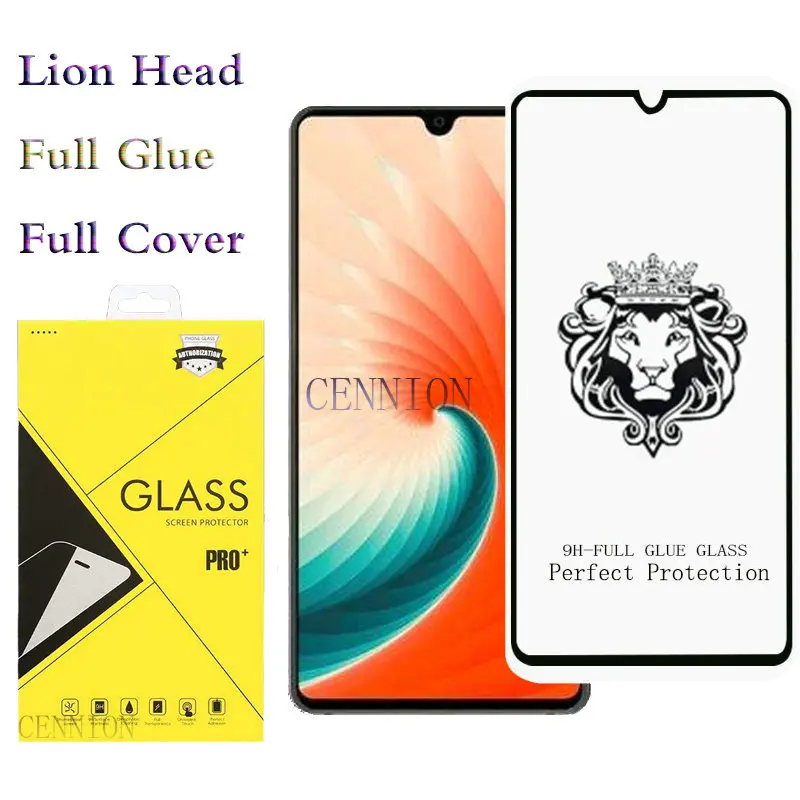 

Lion Head Full Cover Tempered Glass for Samsung A01 A015 A11 A12 A21 A51 A71 UW A42 5G M11 M31 M31S M51 S10 NOTE 10 LITE 20 S20