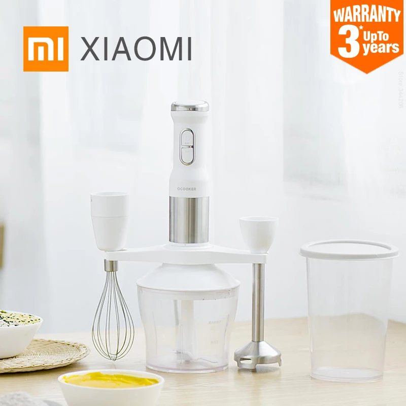 

! XIAOMI MIJIA QCOOKER CD-HB01 hand Blender Electric Kitchen Portable Food Processor mixer juicer Multi function Quick Cooking