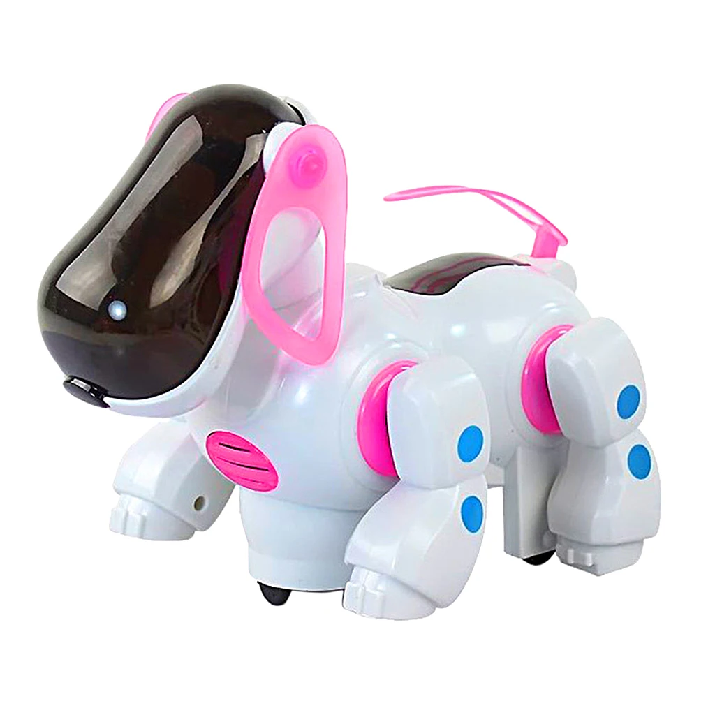 

Smart Robot Dog Toy Bump and Go Electronic Pet Puppy Dances with Music Kids