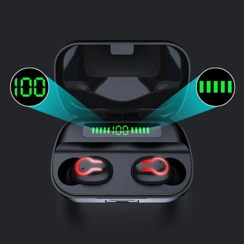 

TWS New Bone Conduction Wireless Bluetooth Headset IPX6 Waterproof Hands-Free Outdoor Sports Earphone With Microphone