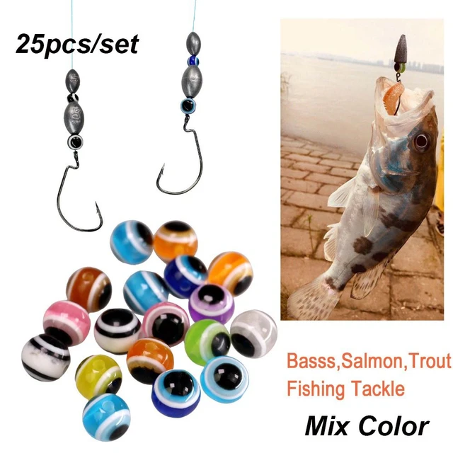 Nf&E 200Pcs/Set Oval Sea Fishing Rig Beads 5Mmx8Mm - Transparent Fishing  Beads 4.7 X 6Mm : : Home & Kitchen