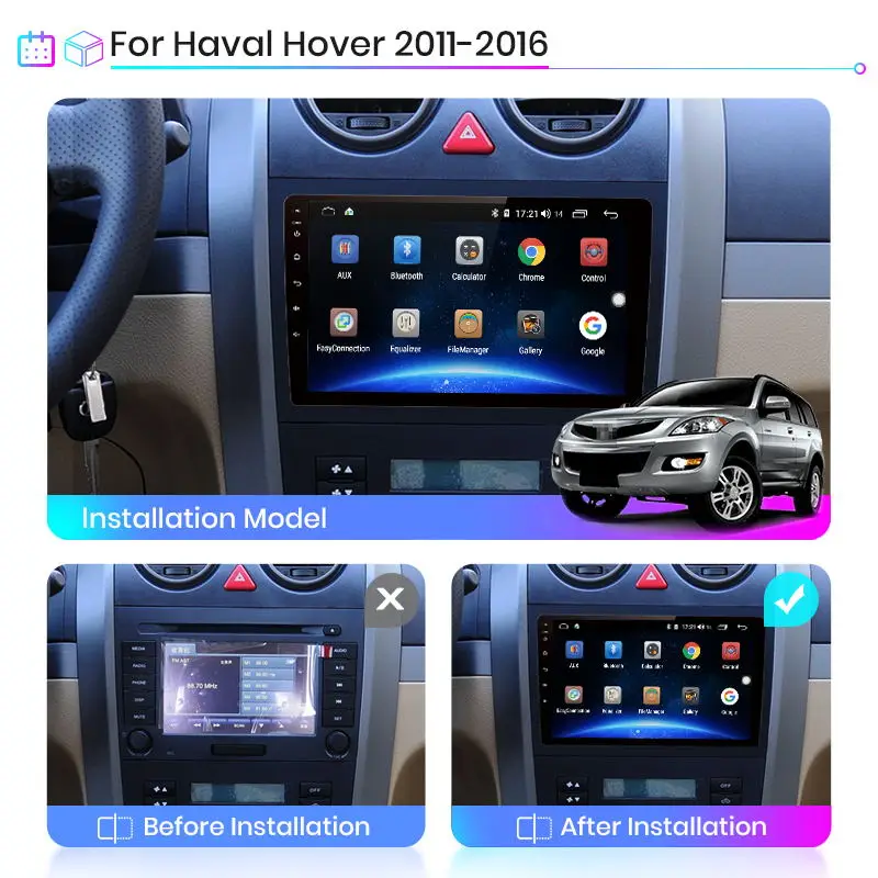 Автомобильный радиоприемник Junsun V1 Android 10 AI с голосовым управлением