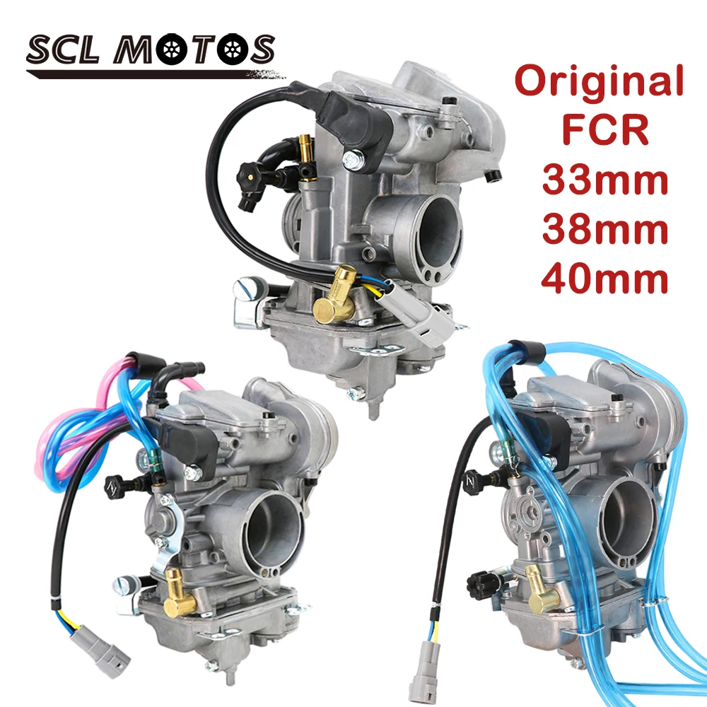 Карбюратор SCL Moto FCR FCR33 FCR38 FCR40 для Kawasaki KLX450R KLX 450 R Keihi оригинальный