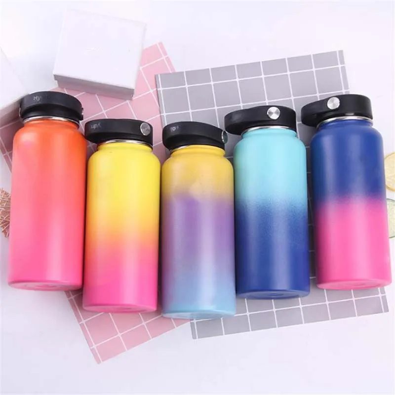 

Hydro Flask Water Bottle - Stainless Steel & Vacuum Insulated - Wide Mouth with Straw Lid -hidro flask