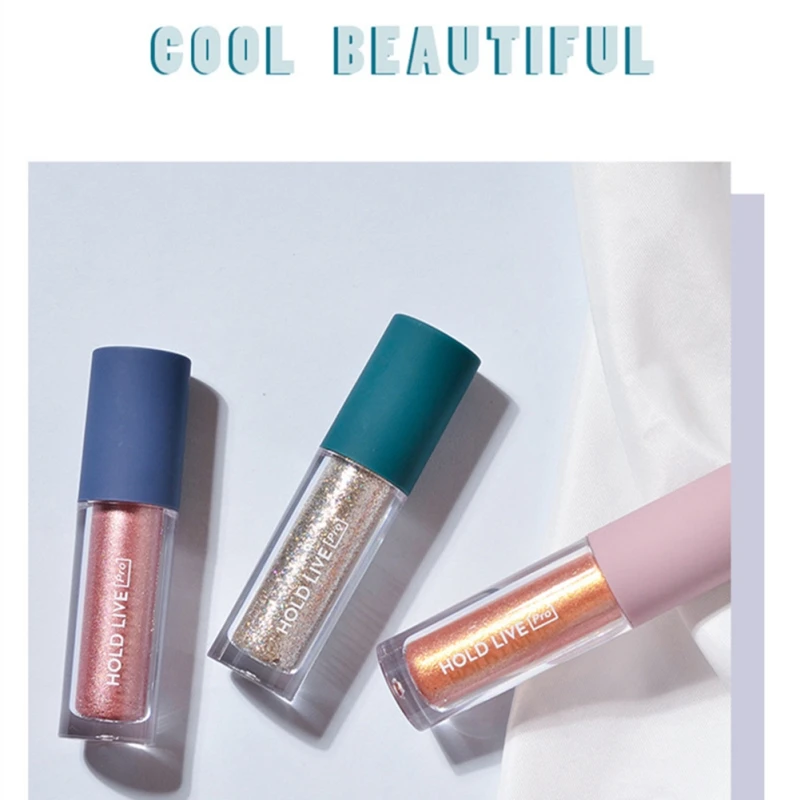 Shiny Diamond Liquid Eye Shadow Set Waterproof Smudge-proof Long-lasting Shine Luminous Eyeshadow Liquid Beauty Glazed