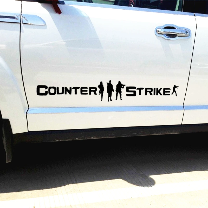 Наклейки для автомобиля 2 шт. Прилавок Strike CS половинная жизнь игра забавные