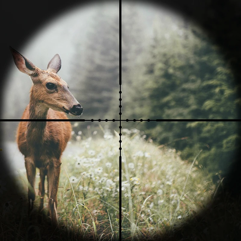 Тактический 3 9x40 компактный прицел Mildot/Rangefinder охотничьи прицелы для сетки
