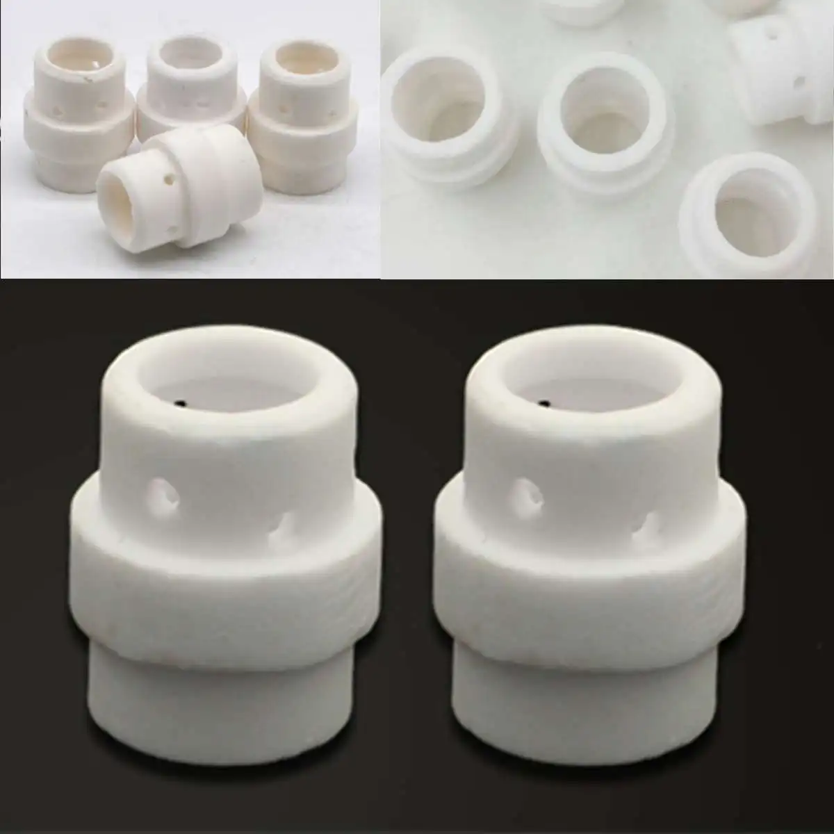 50pcs Ceramic Gas Diffuser Swirl Ring Welding Carving Torch Accoutrement for MB 24 KD MIG MAG Durable 50pcs Ceramic Gas Diffuser Swirl Ring Welding Carving Torch Accoutrement for MB 24 KD MIG MAG Durable