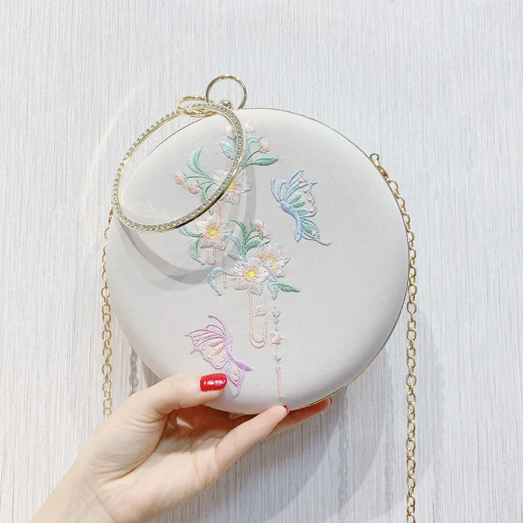 Сумка-мессенджер с вышивкой Cheongsam, китайская ручная сумка с вышивкой, новинка, ручная сумка, вечерние сумки - Цвет: 10