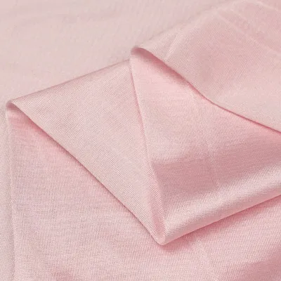 6 light pink Высокая эластичность и светильник-эластичный трикотаж Ribery ткань подкладка шифоновая юбка ткань эластичная сила. Мягкий. Драпировка. Шелковый блеск - Цвет: 6 light pink