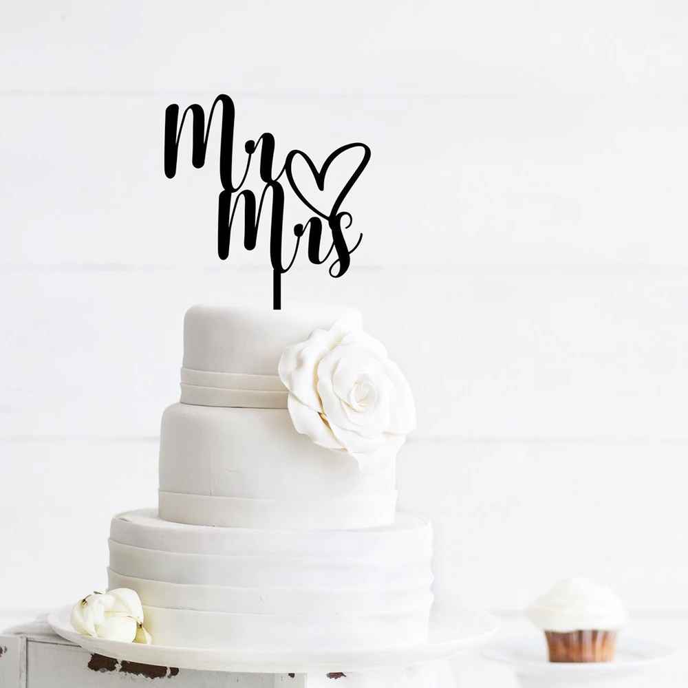 MUNSKT 24 topper per torte in legno per matrimonio, decorazione per torta nuziale, decorazione per torte, fiori, riutilizzabili, per rose, soldi, decorazione per torta