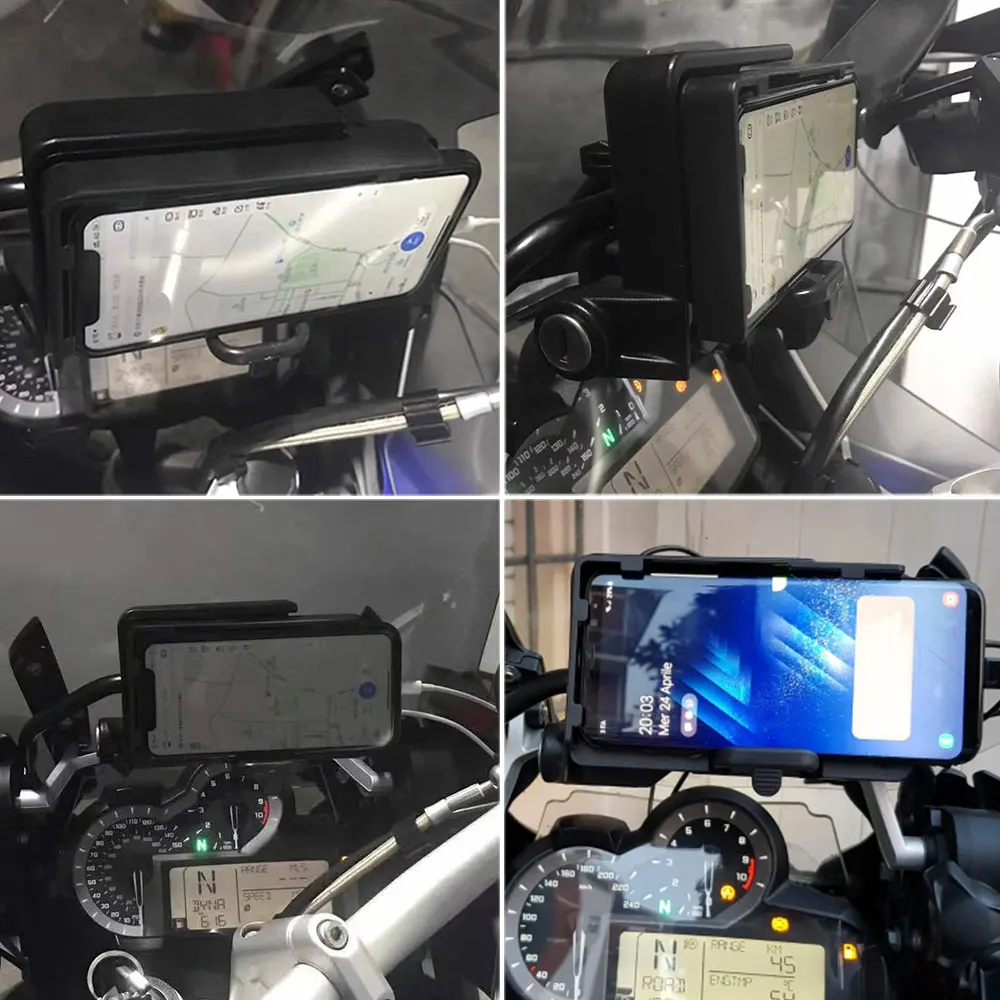 Мобильный телефон для BMW R1200GS навигация ADV F700 800GS CRF1000L Африка двойной кронштейн Honda