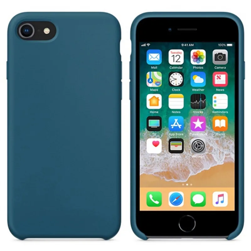 Официальный силиконовый чехол для iPhone 5 SE 6s 7 8 Plus, жидкий чехол с логотипом для Apple iPhone XS Max XR 11pro MAX, чехол с логотипом