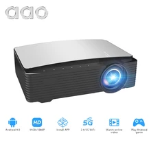 Proiettore YG650 Full HD nativa 1080P LED Proyector YG620 Up 2K 4K 5G WIFI Android Smart Phone Beamer 3D Home Video Theater