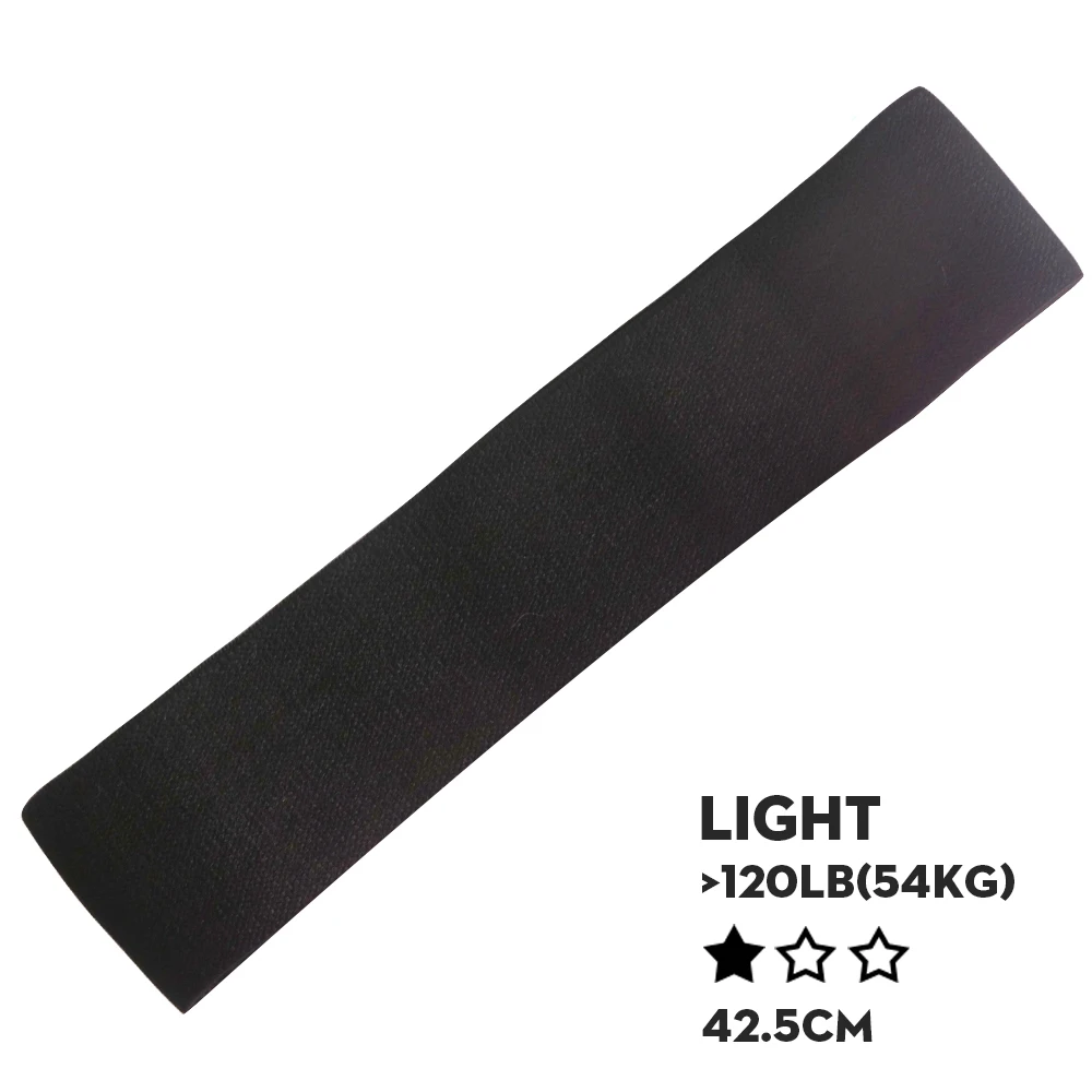 Black-S SKDK 1 шт. хип-Группа хлопок Йога Сопротивление группа широкий Фитнес упражнения ноги группа петля для круг приседания, тренировка Нескользящие прокатки - Цвет: Black-S