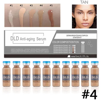 

5 Shades - BB-Serum Foundation Brightening Serum Natural Nude Concealer Make Up Beauty Tools-10pcs/Set