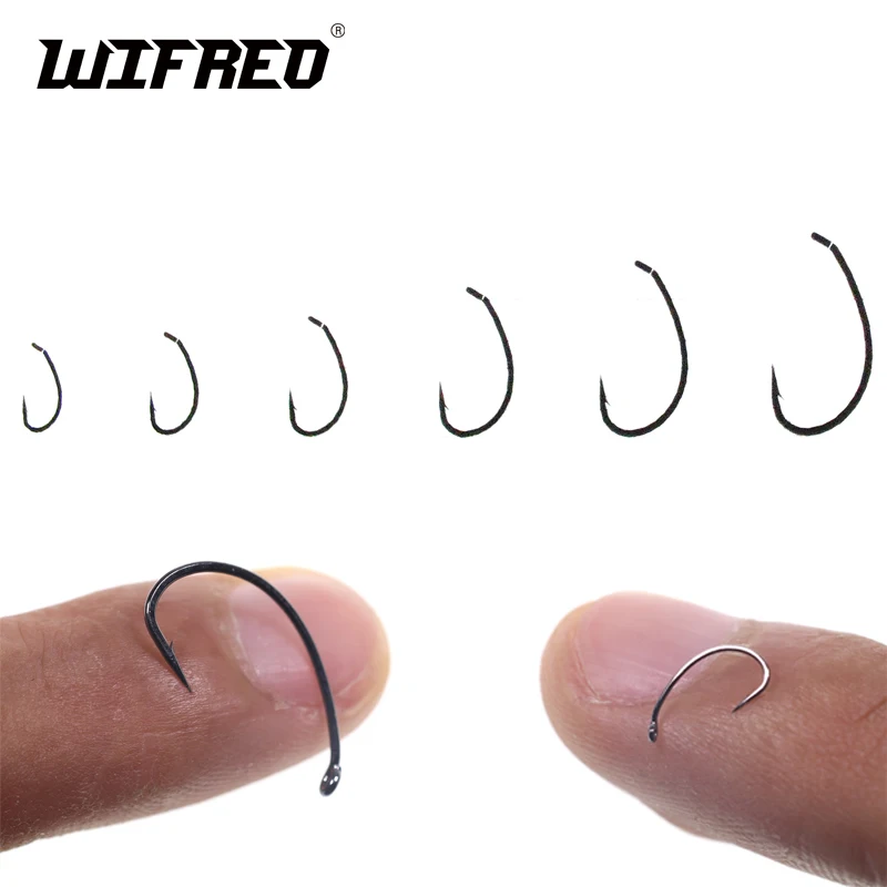 Wifreo 20 шт./лот широкая кривая мушка с крючком Нимфа жук креветки Caddis для вязания