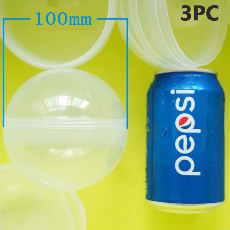 100mm-C 3 pcs 32 мм 50 мм 75 мм 100 мм Капсульная машина для удаления скорлупы с яиц Капсульная машина развлекательная машина кукла машина подарок прозрачная яичная скорлупа - Цвет: 100mm-C 3 pcs