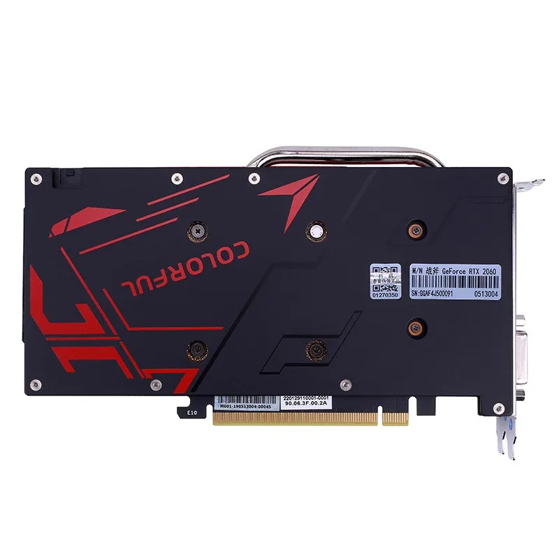Цветная видеокарта GeForce RTX 2060 SuperGPU iGame Vulcan X OC PC Desktop 6 ГБ GDDR6 TU106 200A 3 0 бит ()
