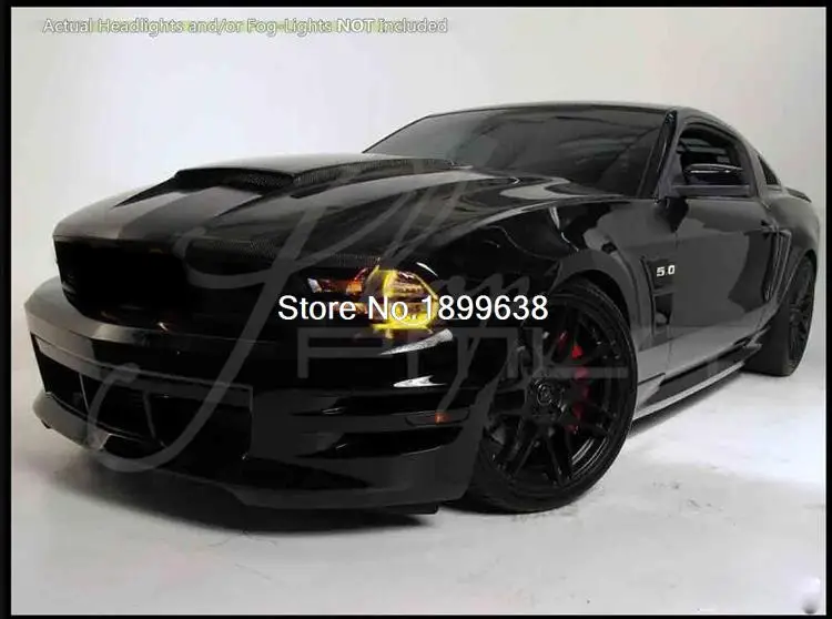 Для ford mustang 2010 2011 2012 светодиодный периметр кольца Фар halo многоцветный RGB ангел демон глаза