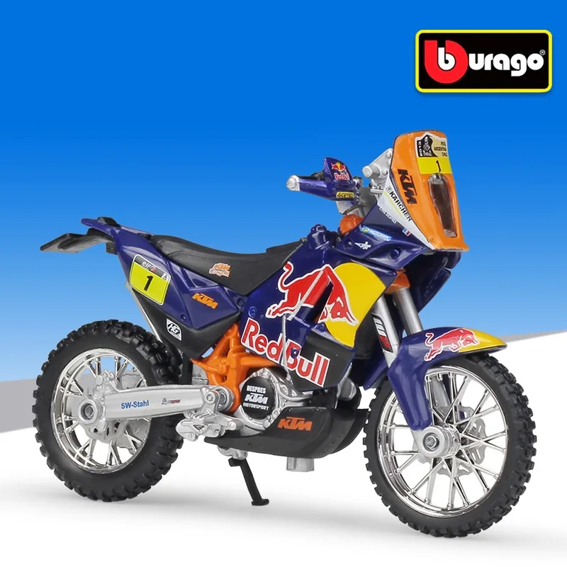 

1:18 Bburago Dakar Rally KTM 450 SX-F No5 Motocross Die-cast Motorcycle