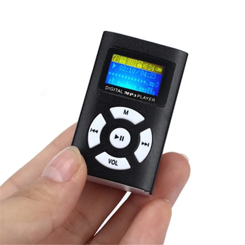 Portable Car Auto Hifi USB Mini MP3 Music Player Screen Support LCD 32gb Sport Music Player
