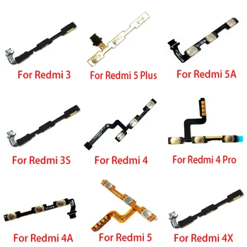

Power On Off Volume Side Button Key Flex Cable For Xiaomi Redmi 3 3S 4 4X 4A 5A 5 Plus 6 6A 7 7A S3 K20 Pro Go Replacement Parts