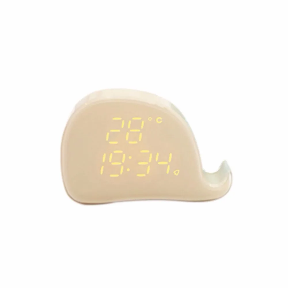 Universal Car Phone Holder Whale Led Voice-activated Alarm Clock Mobile Phone Holder Automotive Interior