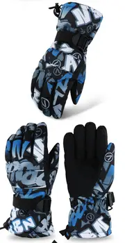 

1Pair Snowboard Ski Gloves Unisex Windproof Waterproof Teens Breathable Winter Warm Skiing Cycling Snow Women Men Glove WA 003