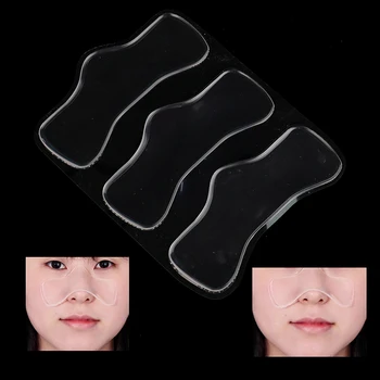

3Pcs Silicone Anti Wrinkle Nose Pad Reusable Silicone Invisible Nose Pad Anti-aging Face Wrinkle Removal