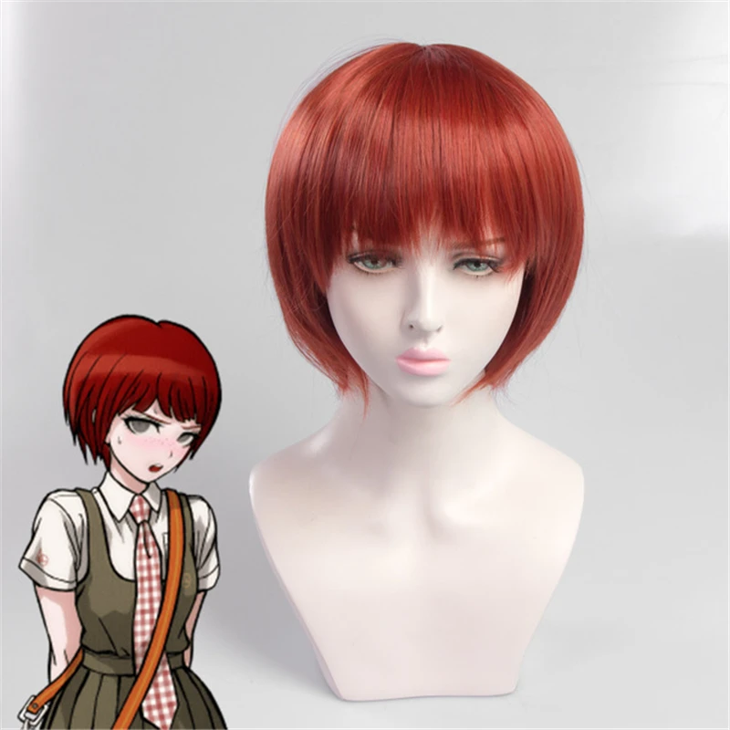 Парики для косплея Game Danganronpa Koizumi Mahiru прямые Мультяшные термостойкие