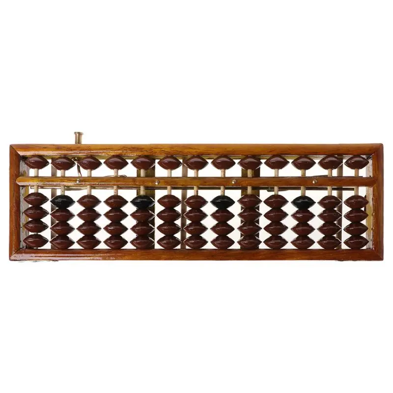 Chinese Portable Soroban Japanese Abacus School Math Learning Tool Plastic Beads 